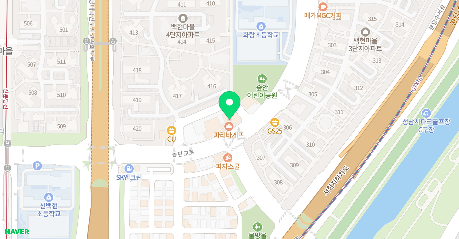키스톤 영어학원 위치