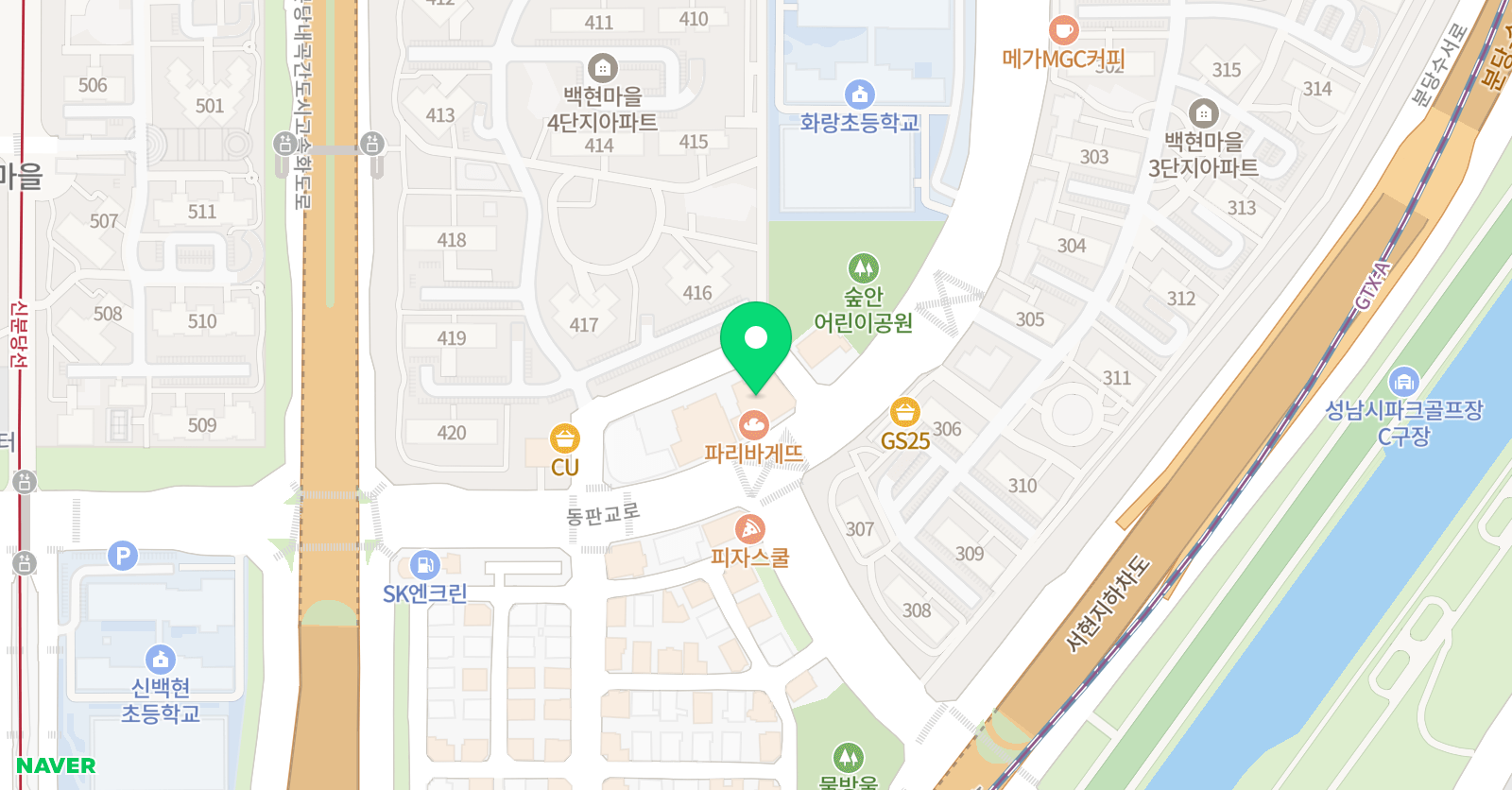 위너스 태권도 위치