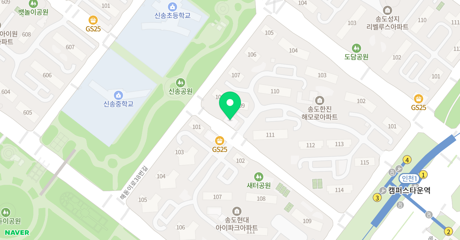 에듀가든 영어교습소 위치