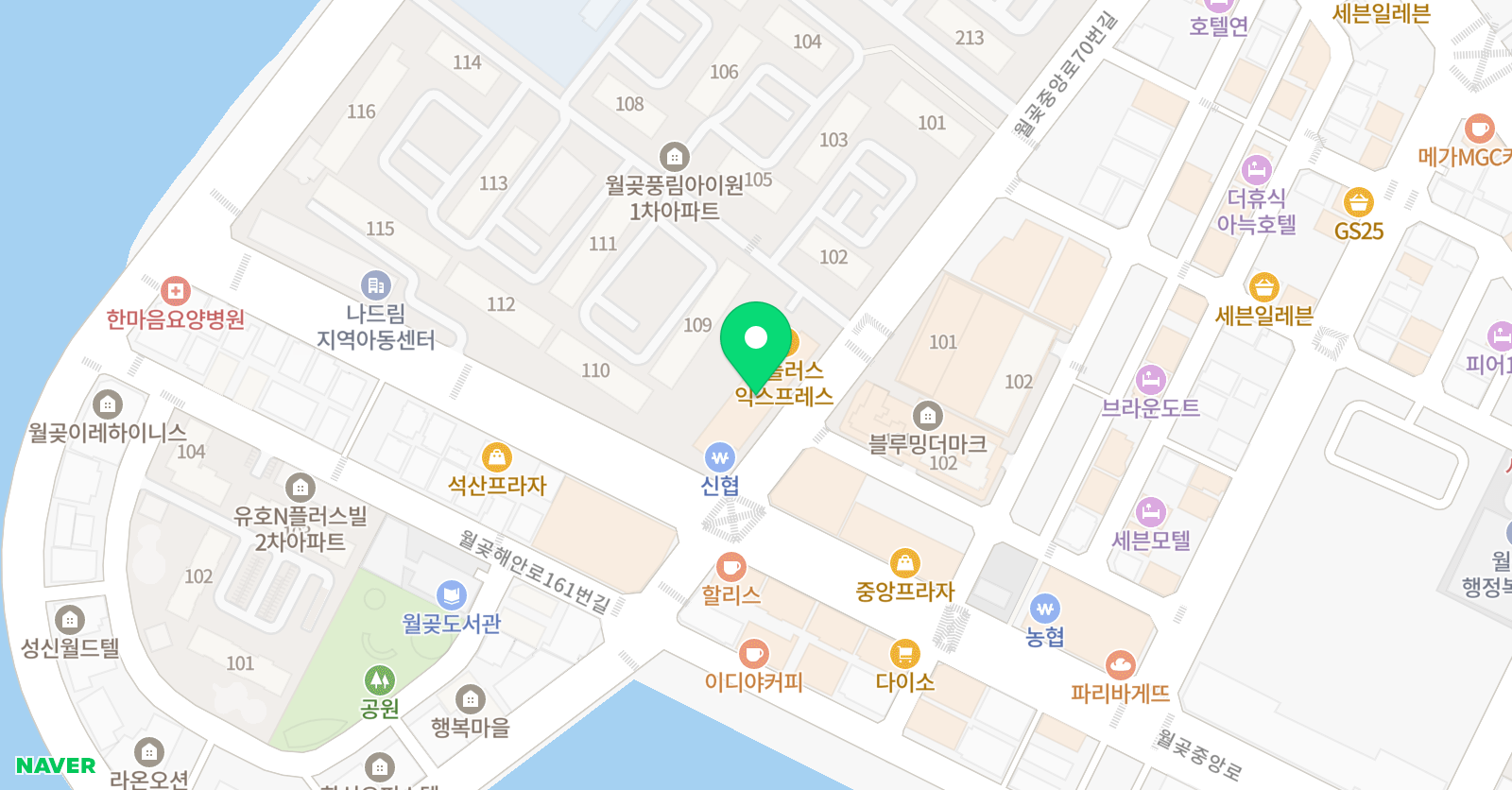 쎈 수학러닝센터 시흥월곶센터 위치