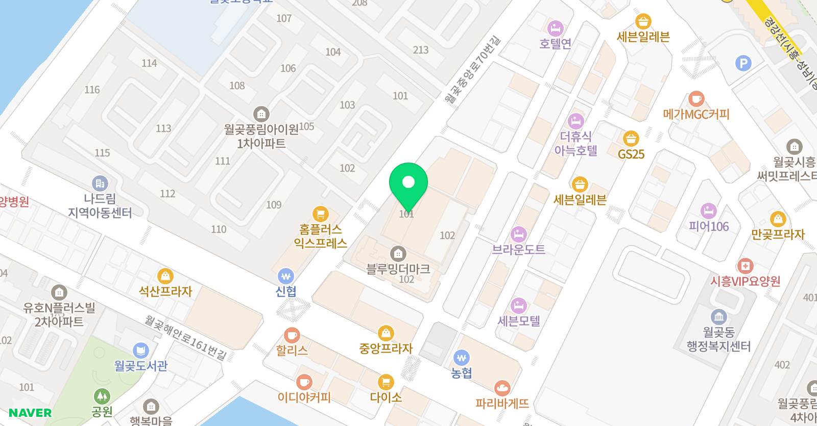 앤쌤 수학영어학원 위치