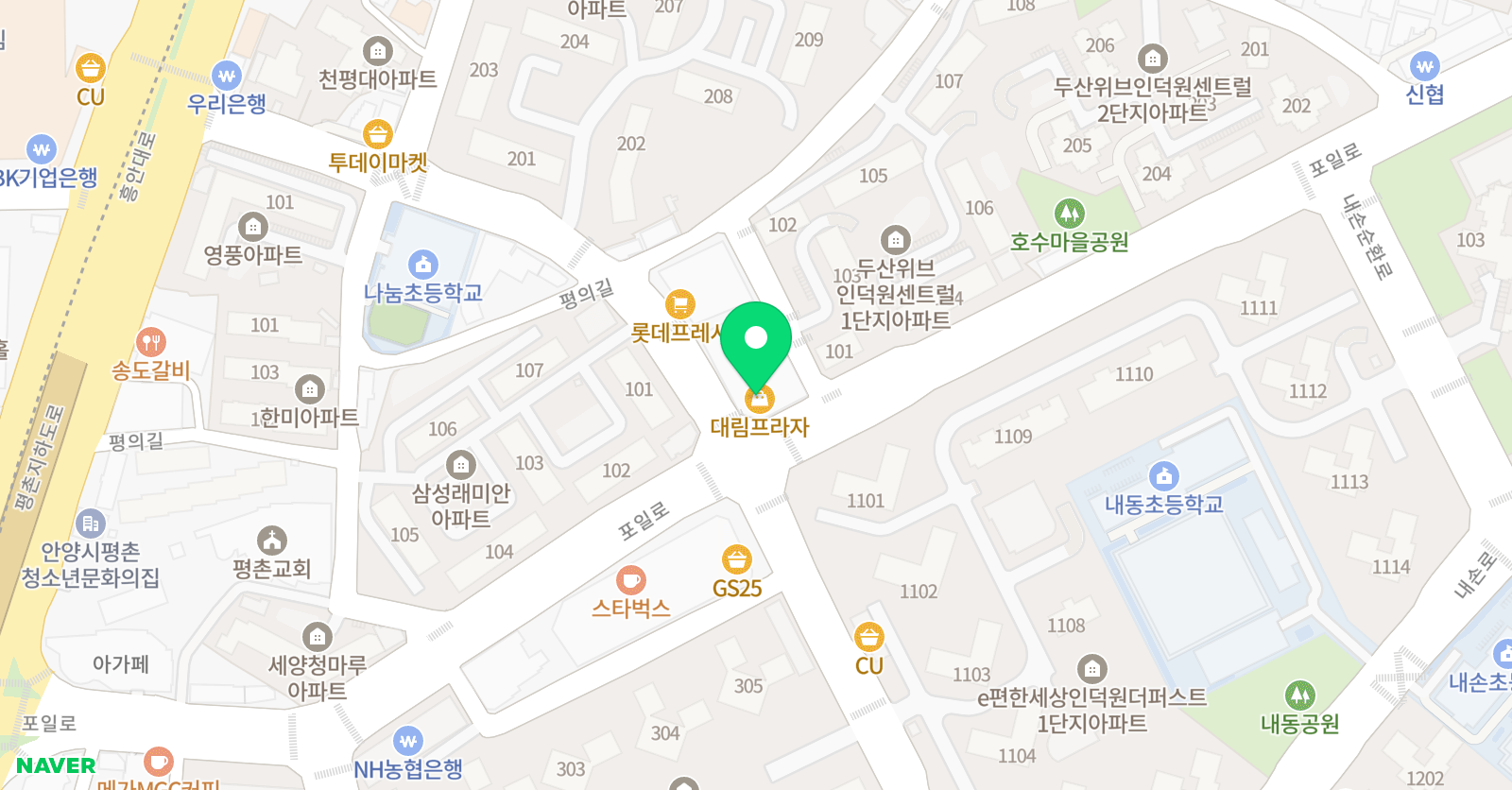 고운정 음악학원 위치