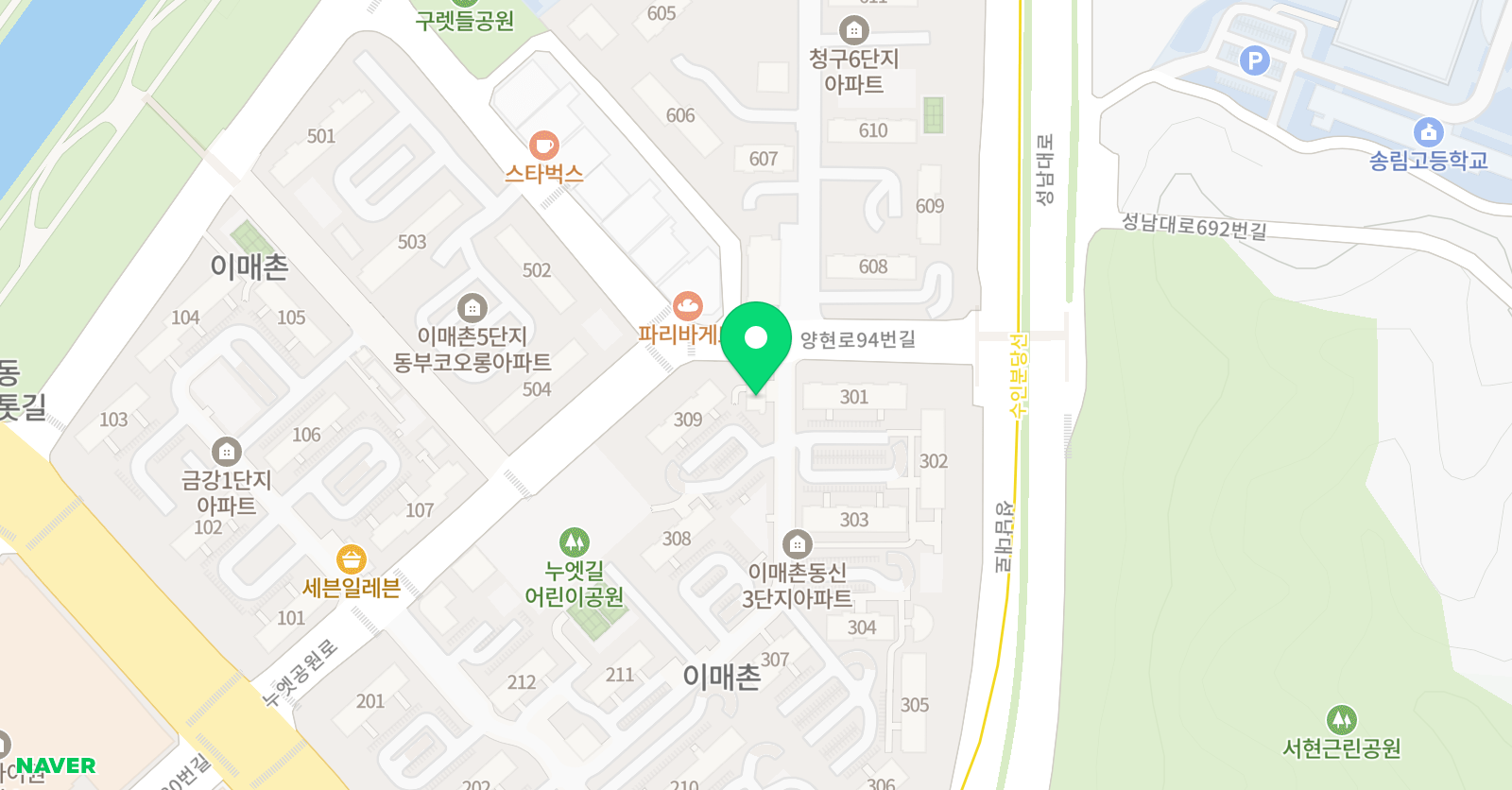 클라라뮤직스튜디오음악학원 위치