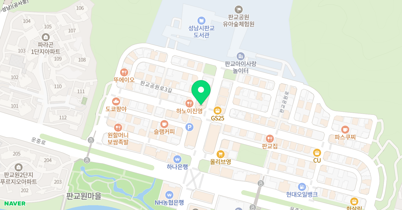 멜로우 피아노&스트링학원 위치