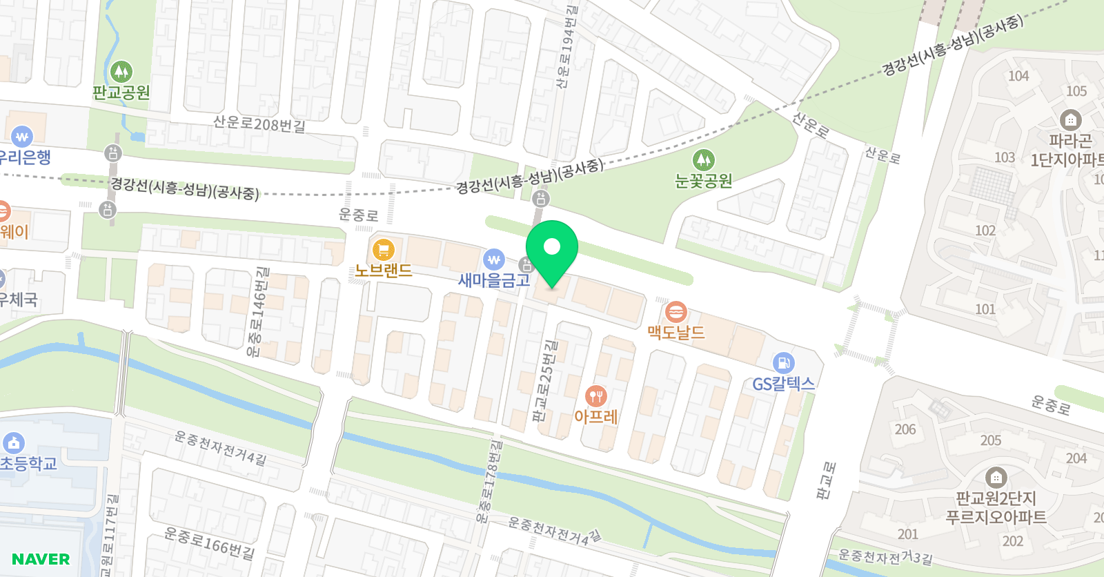 MOA 키즈스포츠 위치