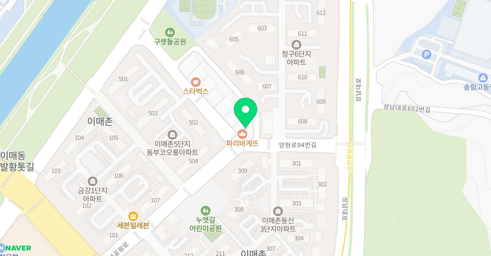 라온 피아노교습소 위치