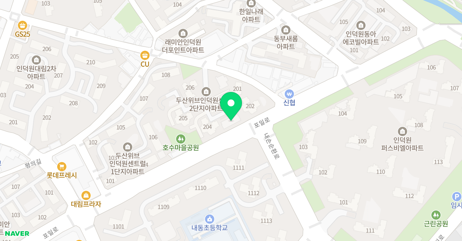 정평 수학교습소 위치
