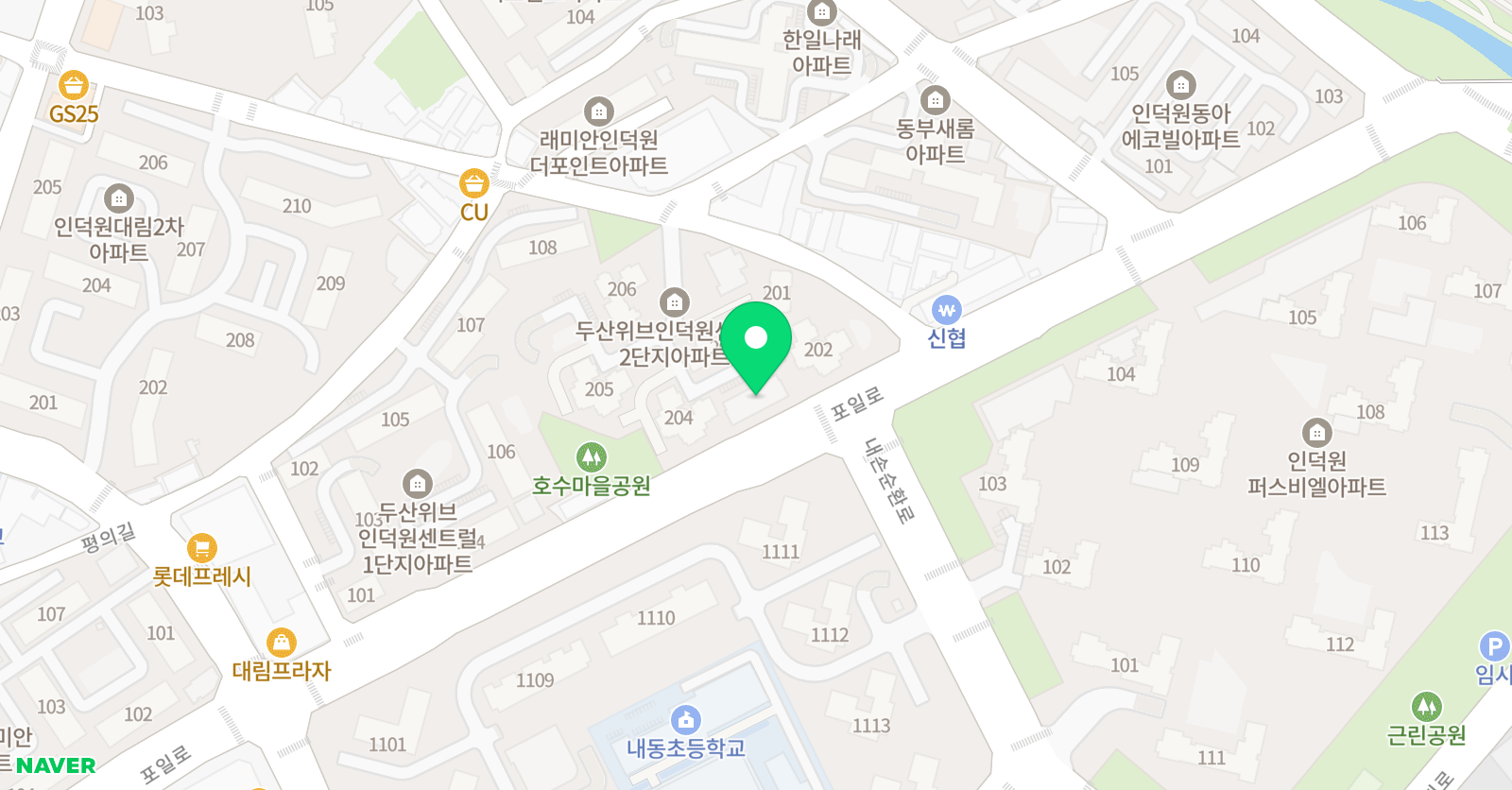 리드인 독서논술 의왕내손교습소 위치