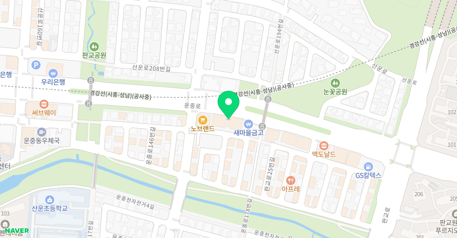 리바이츠 실용뮤직학원 위치