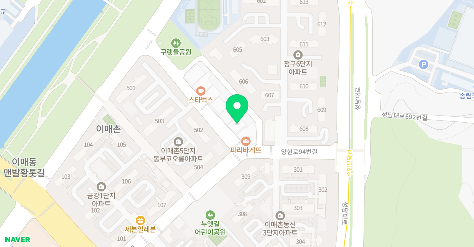 이안서가 이매학원 위치