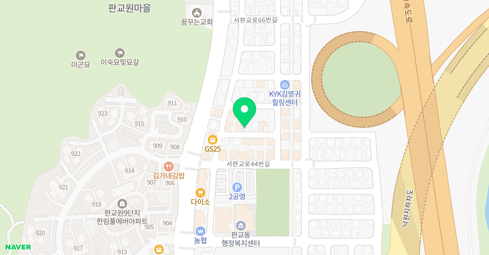 해피멜팅 위치