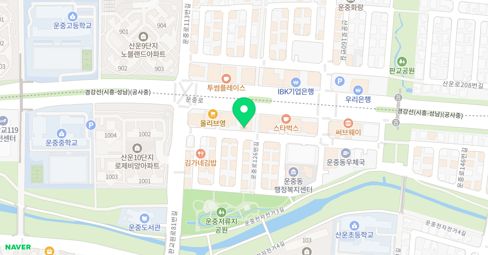 레몬트리 미술학원 성남판교점 위치