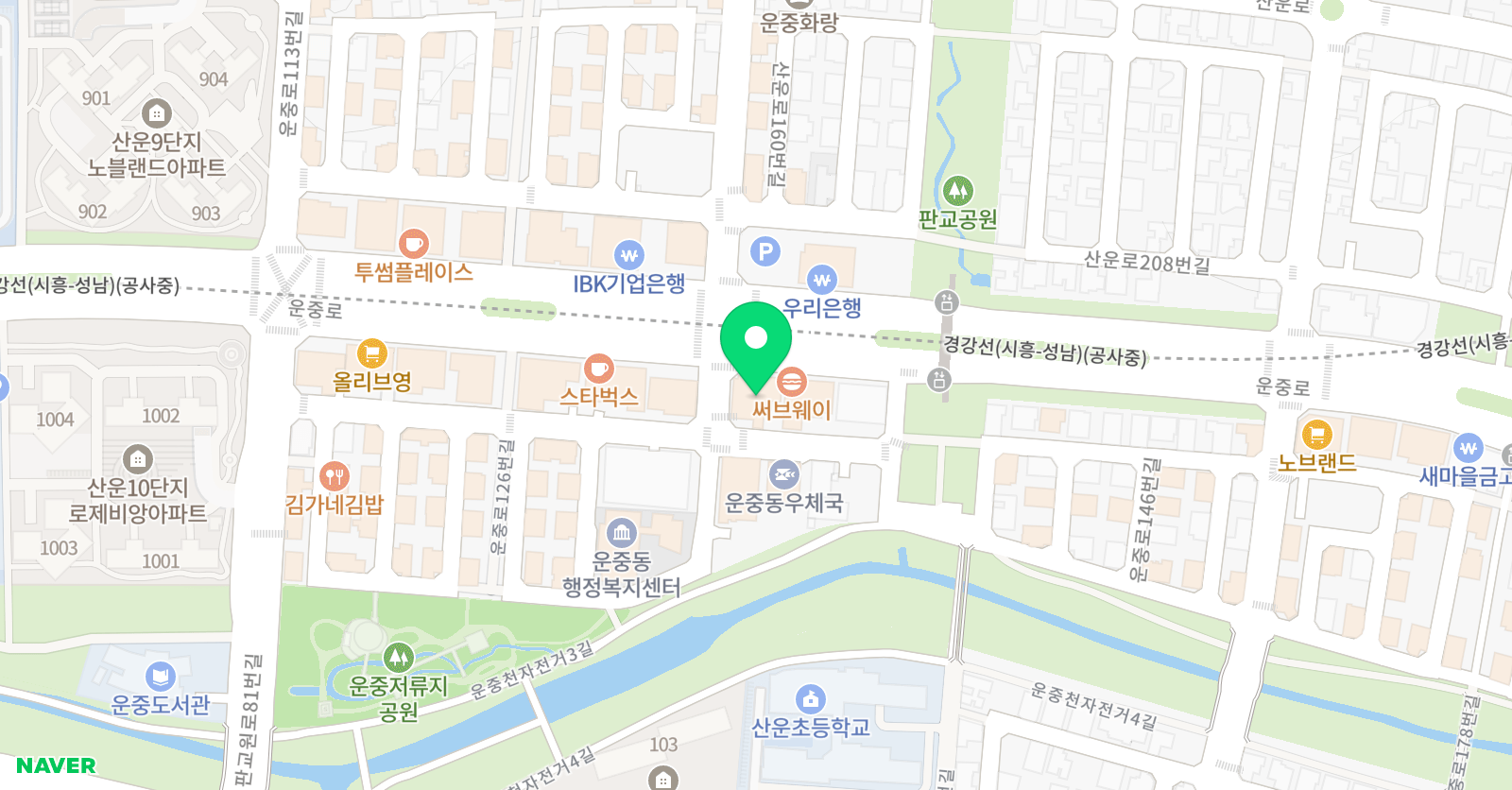 MV 수학학원 위치