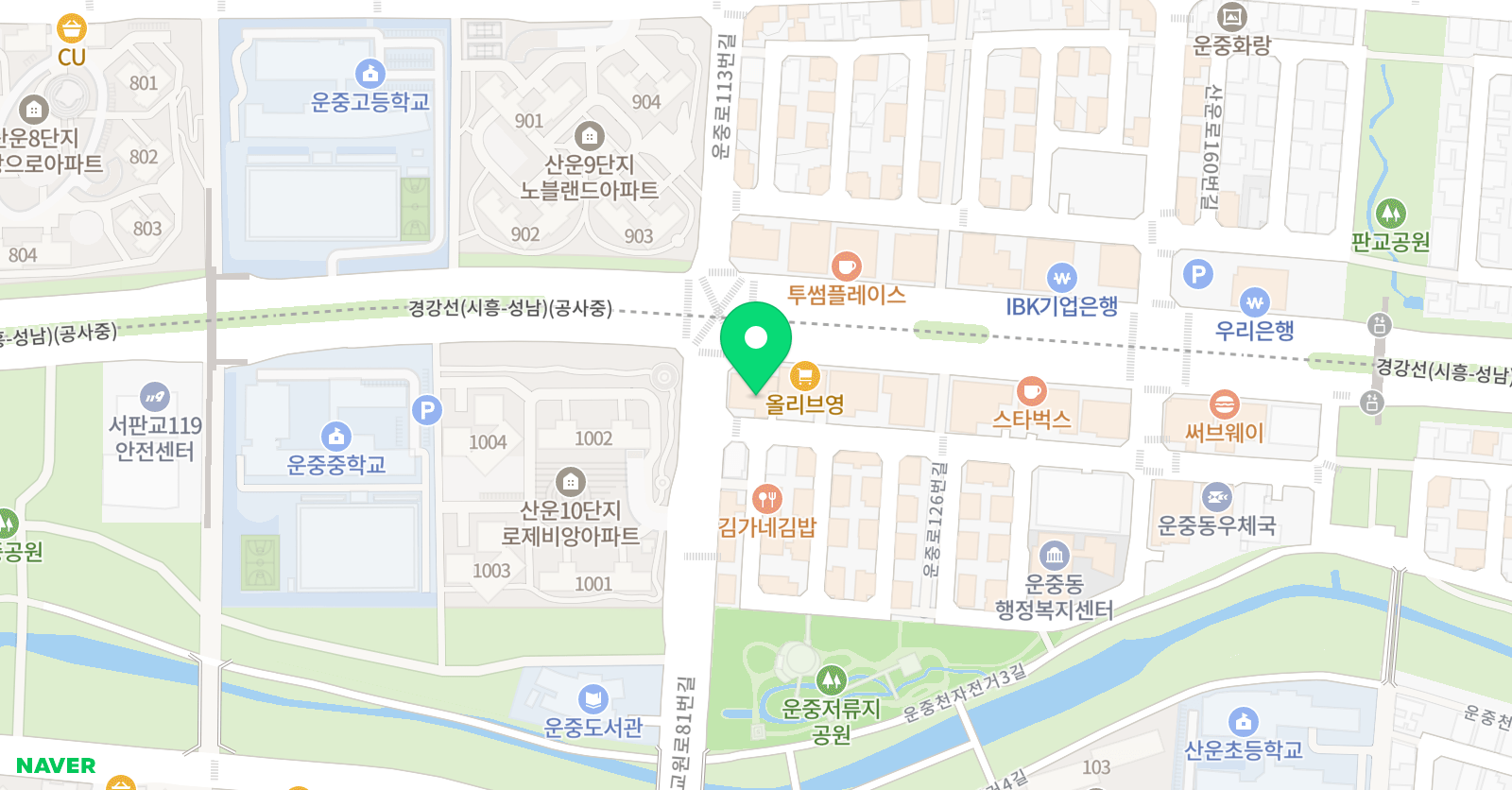 이지피지 미술학원 위치