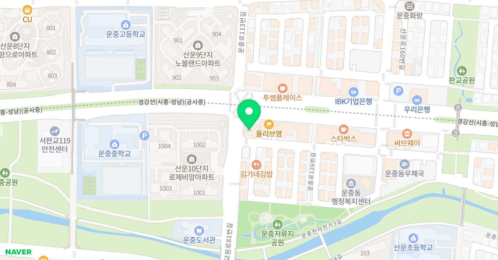 더스트링 음악학원 2호점 위치