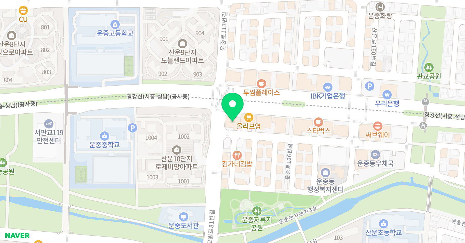 나노 수학학원 위치