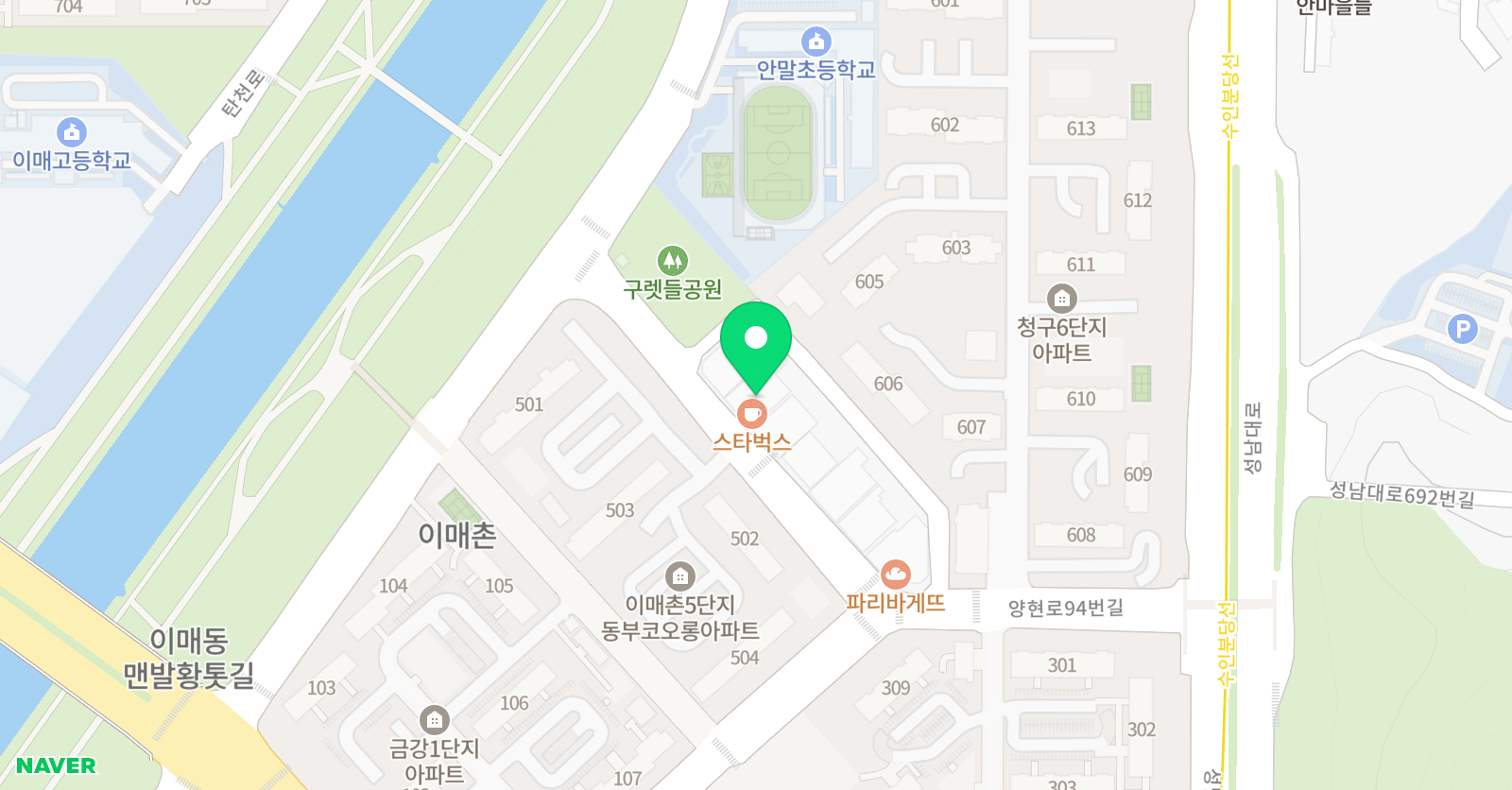 이매스트링 음악학원 위치