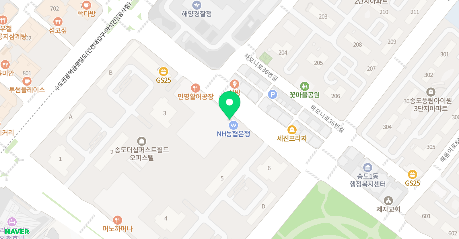 야마하 음악교실 인천센터 위치