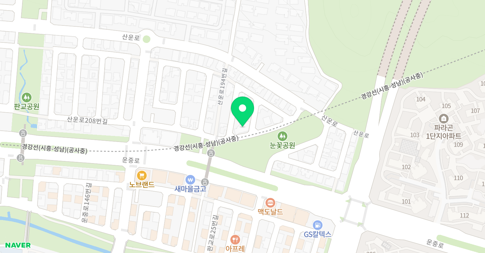 FTK English 분당본원 위치