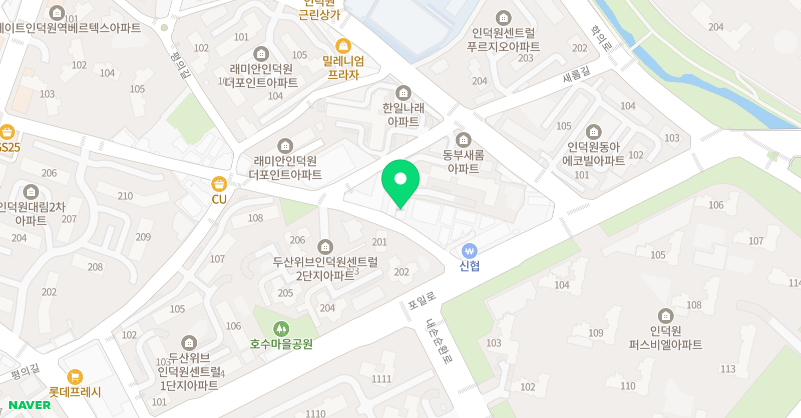 양문아가피아인성 학원 위치