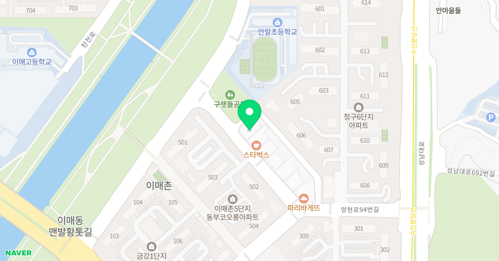 투비원 대안교육 위치