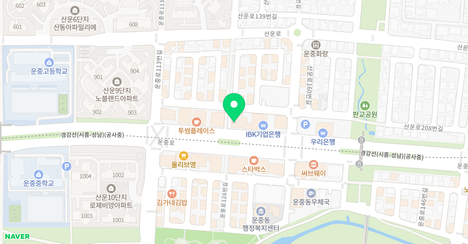 분트쿤스트슐레 판교미술학원 위치