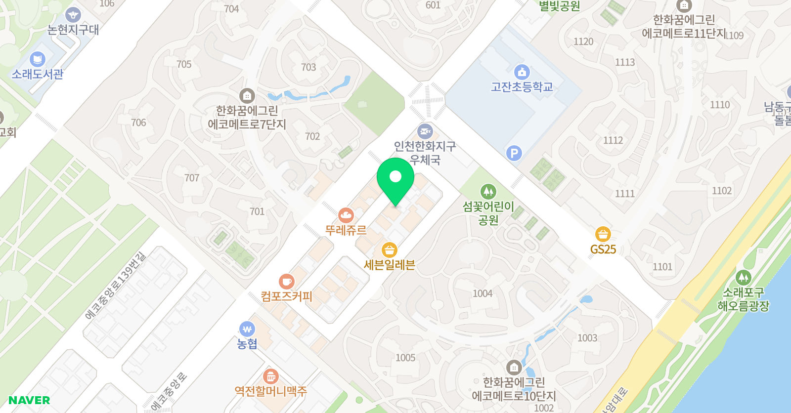 에이치원 댄스학원 위치