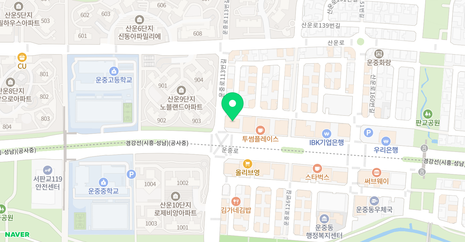 오브제 미술학원 위치