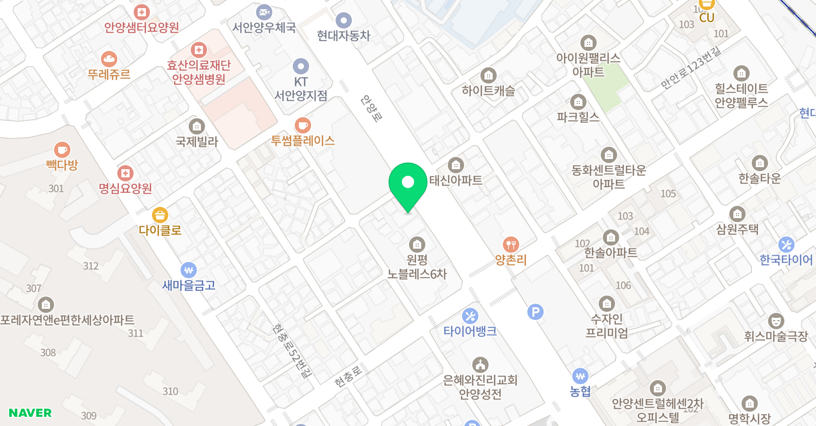정석 학원 위치