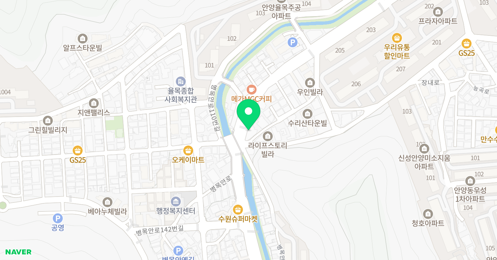 문성양지 학원 위치