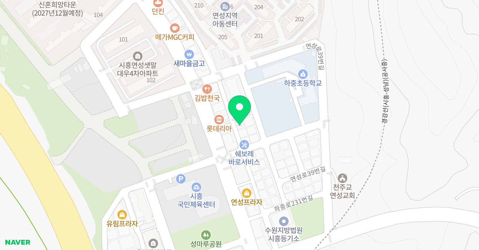 꿈나무 피아노음악교습소 위치