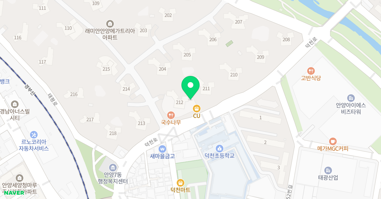 입이 트이는 evt 영어학원 위치