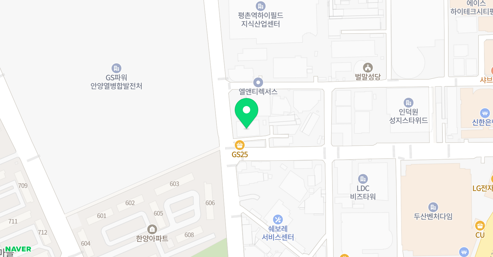 에이스 잉글리쉬 어학원 위치