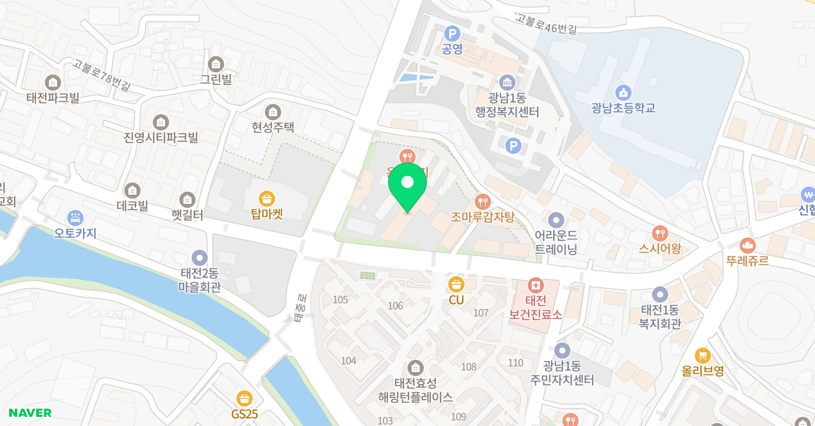 인스쿨 연기댄스학원 위치