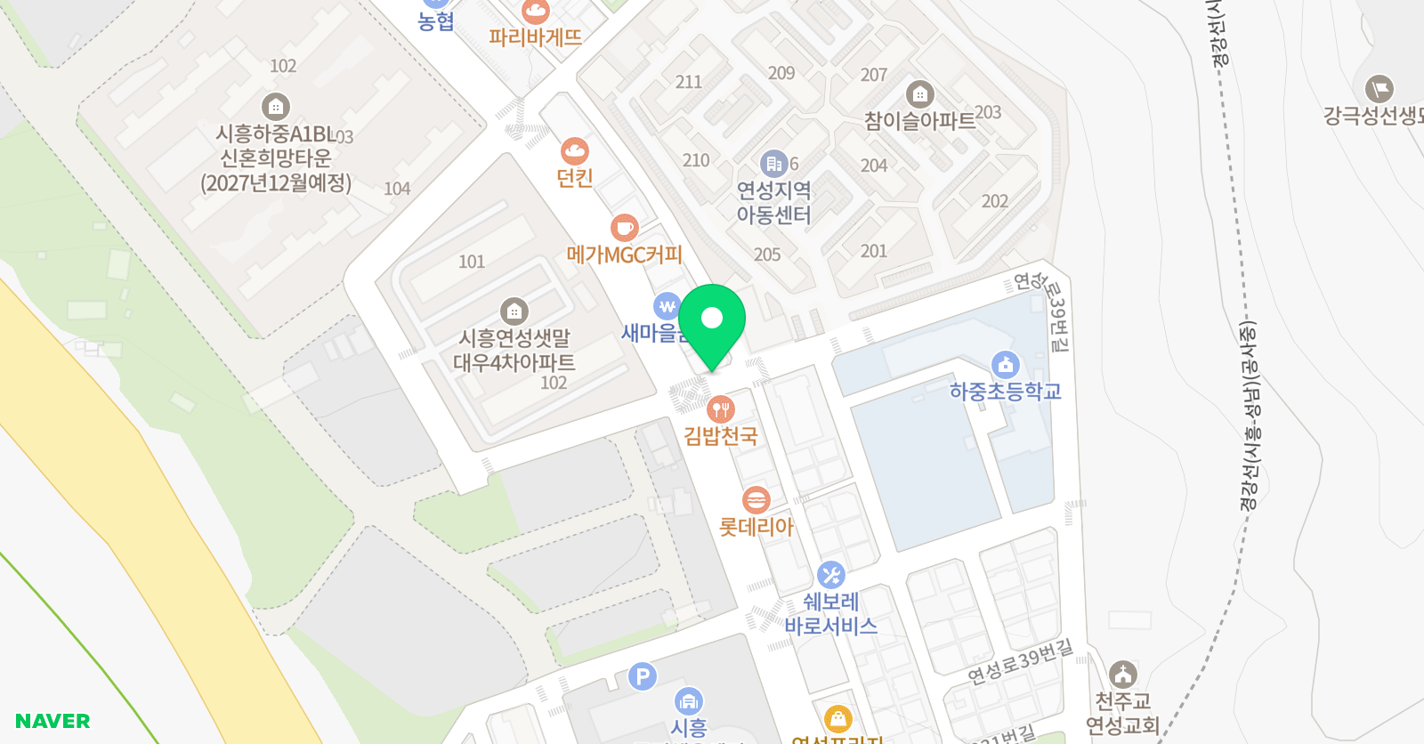 프라임 영수학원 위치