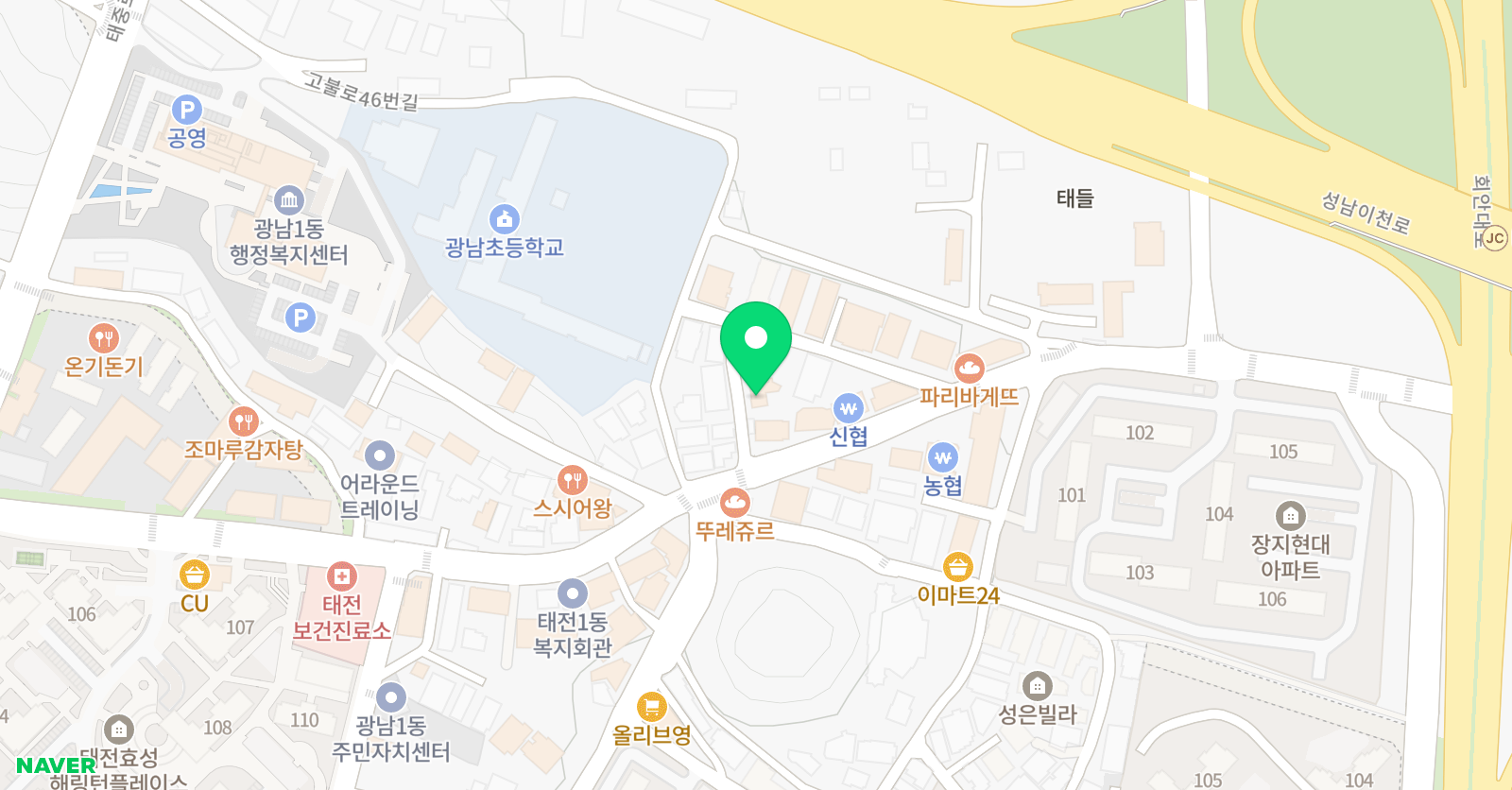 샘터 수학연구소 위치