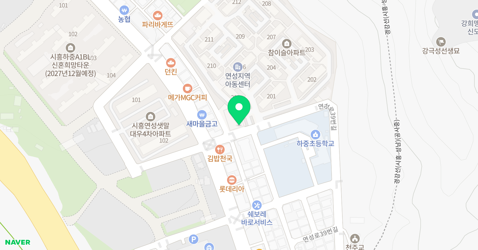 하중브레인 EQ매쓰 위치