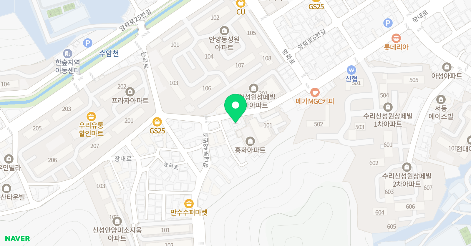 최선탑 학원 위치