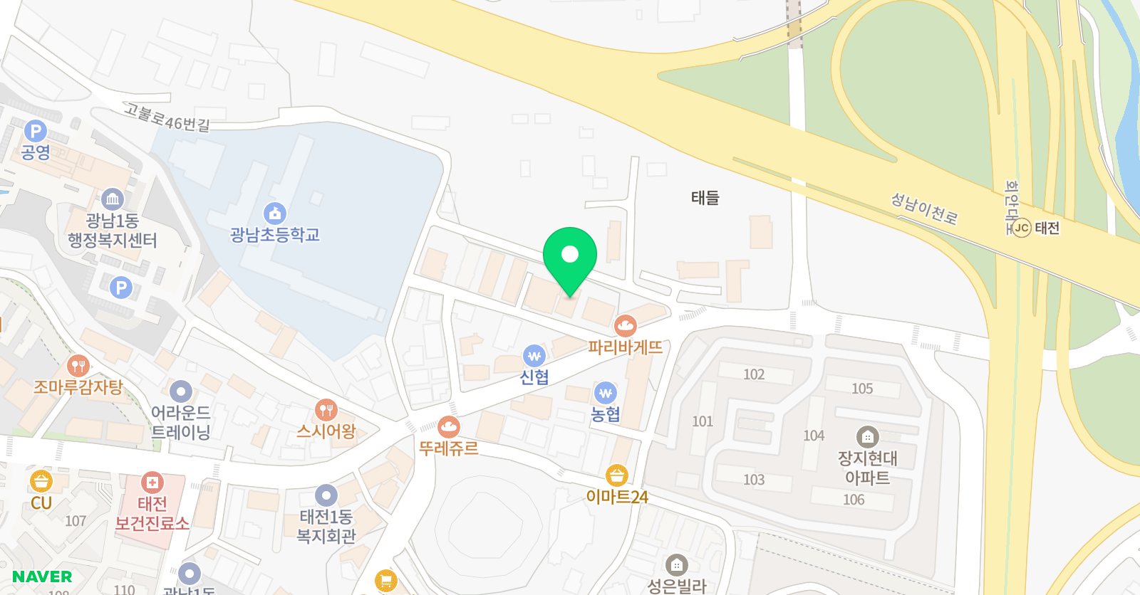 어린화가들 미술학원 쏘아베원 위치