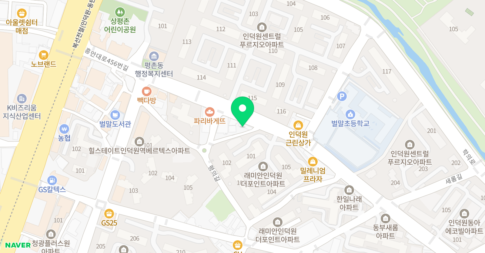 뮤직트리 음악학원 위치