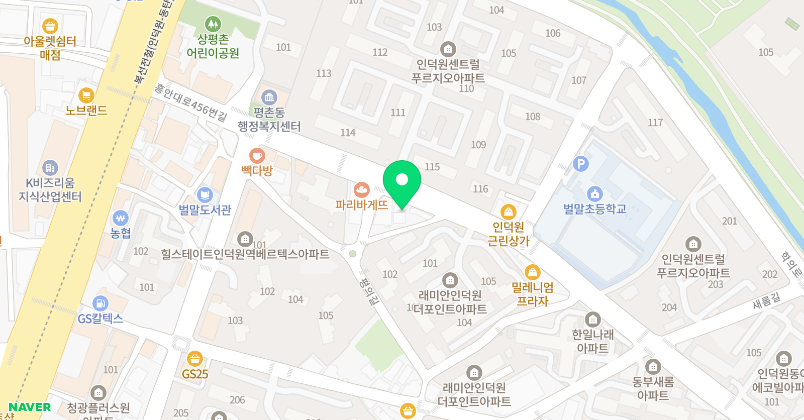 와이즈 영어학원 위치