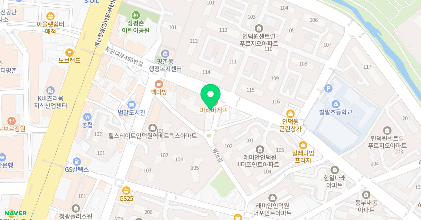 두드림 창의수학학원 위치