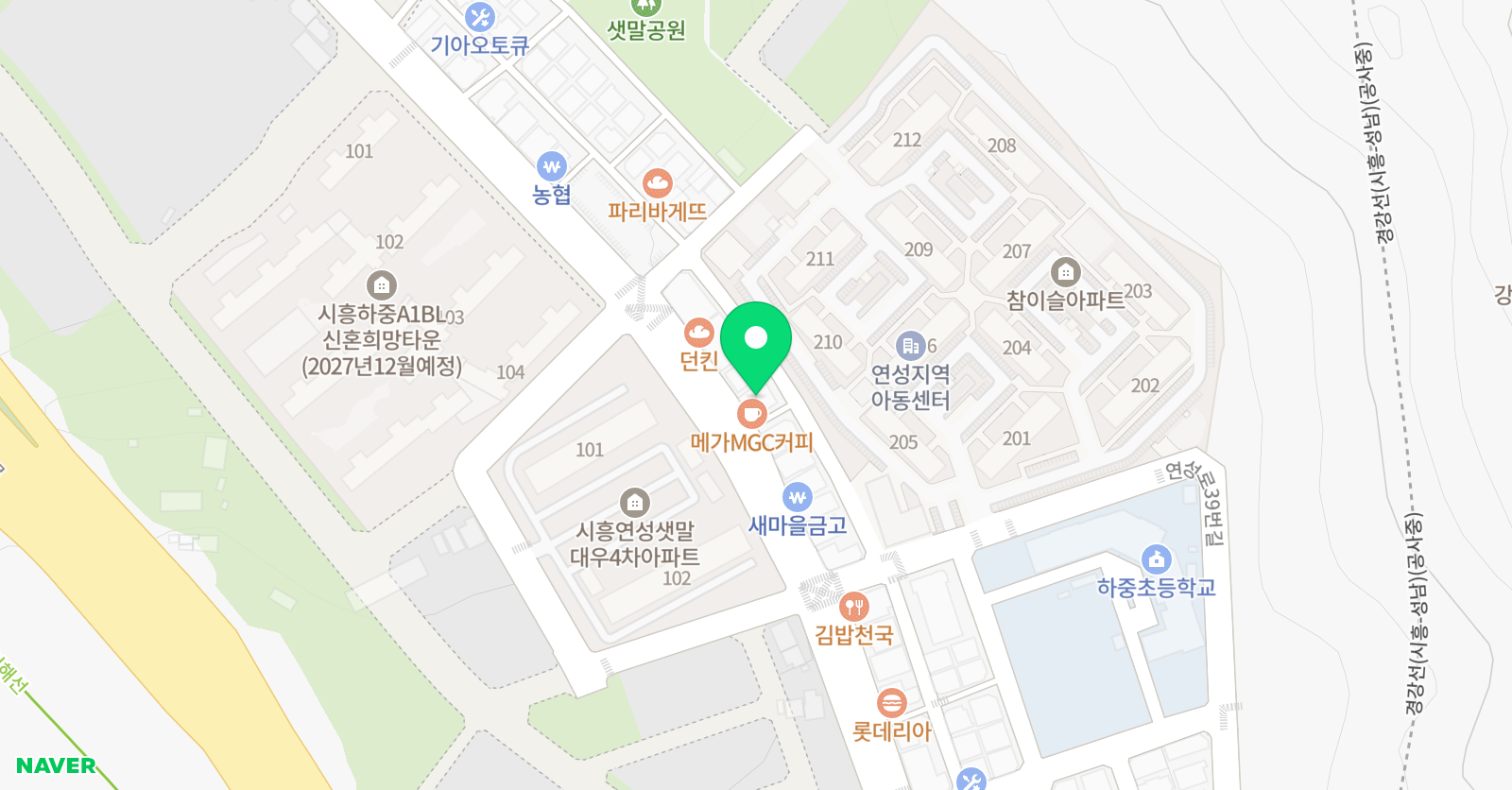 용인대홍익 태권도장 위치