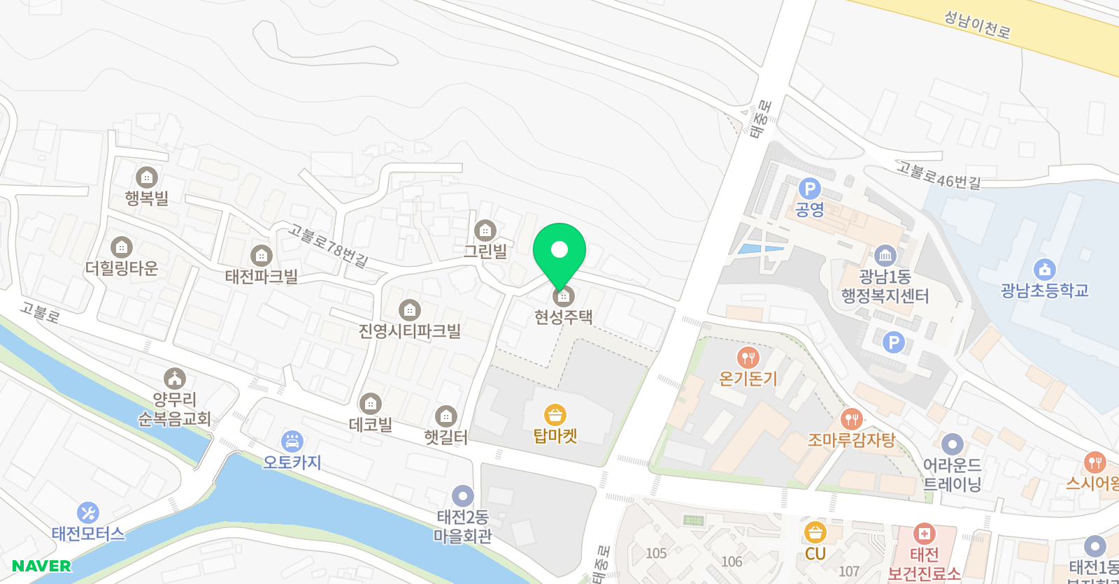 해법중국어 광주태전명문교실 위치