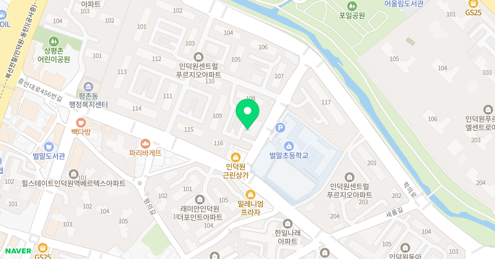플레이팩토 인덕원대우 위치