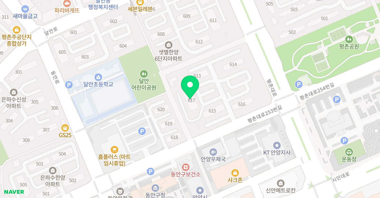 샛별 피아노 위치