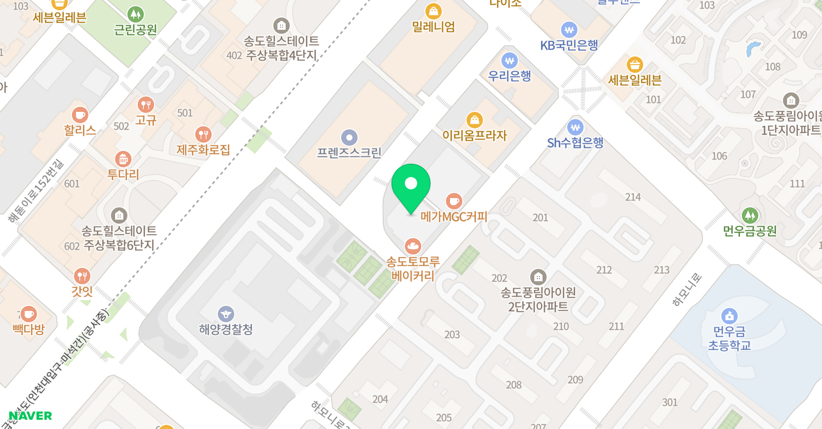 이화프렙 학원 위치