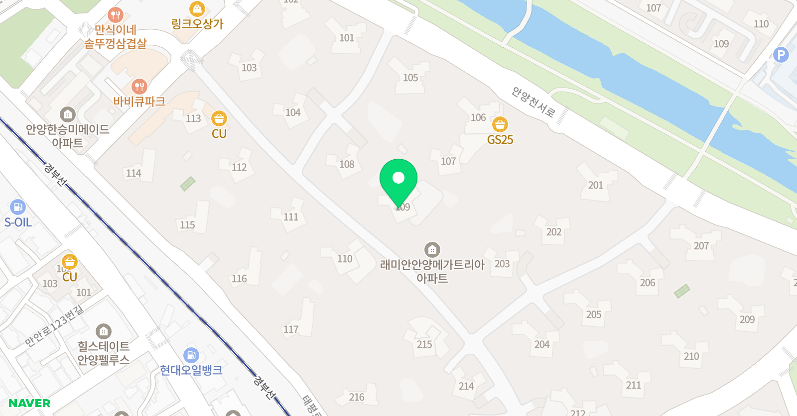 씨투엠 수학 메가트리아교육원 위치
