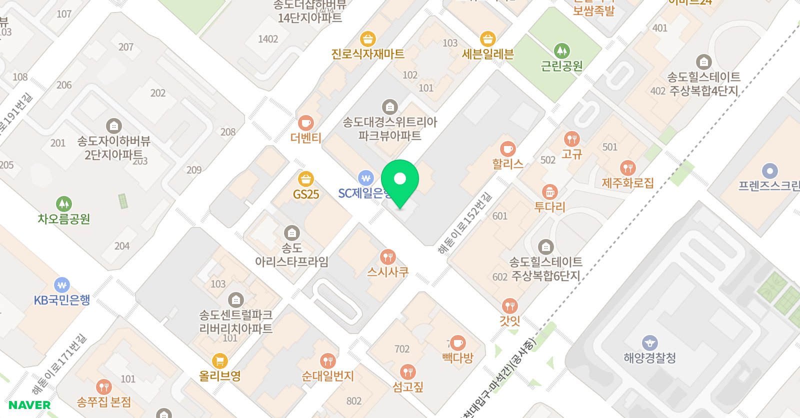 이알영어학원 위치