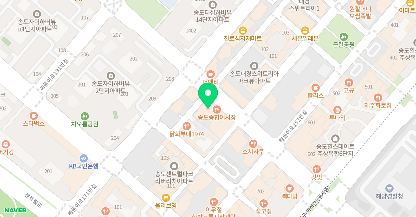 리드101 인천송도점 위치